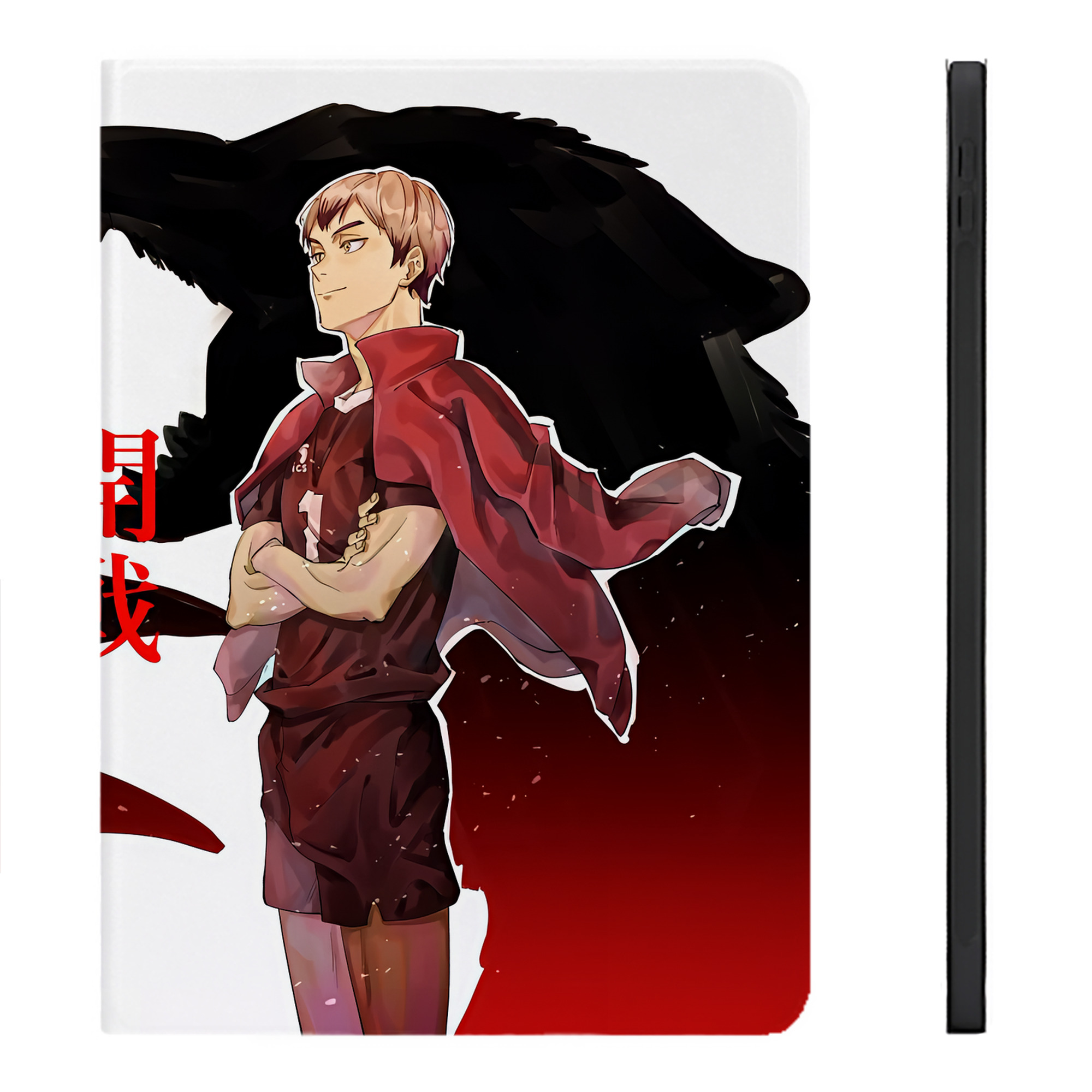 （画像用） ハイキュー!! Haikyu!! IPadケース ペンホルダー付き ブックスタイルデザイン